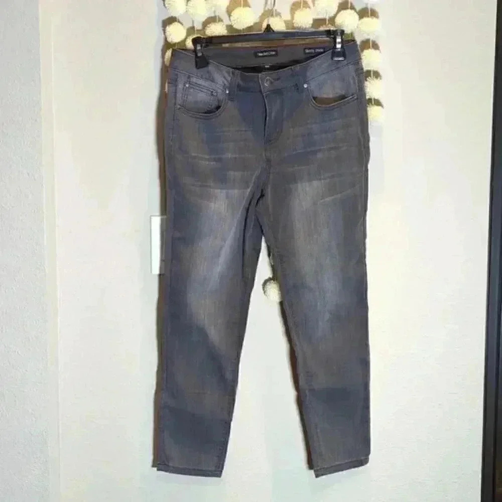 Needle & Cloth Jeans.Gray Black Rinse Size 12 euc